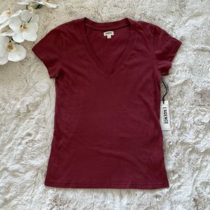 L'Agence Becca V-Neck Tee Size S